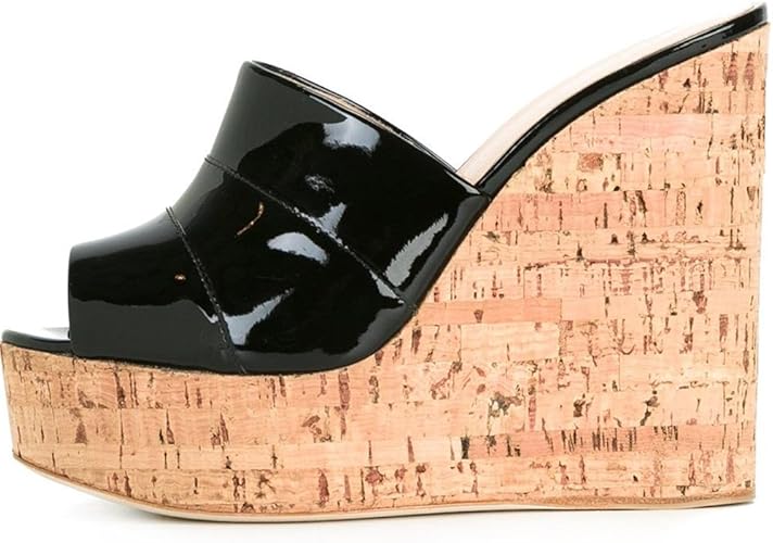 high heel cork sandals