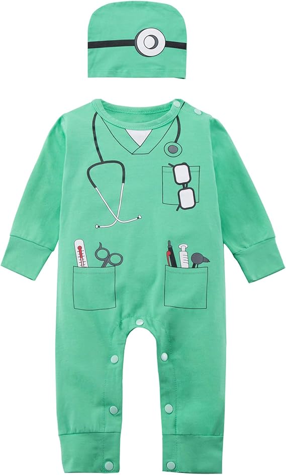 Baby Boys' Doctor Costume Bodysuit Clothing