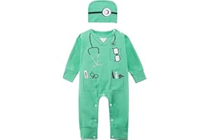 LENSOUS Baby Boys' Doctor Costume Bodysuit