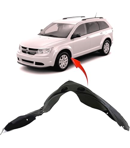 thumbnail image 2 of AM Autoparts Front Left Inner Fender Liner For Dodge Journey 2009-2020 – Black Plastic, Replaces CH1248167 2 of 6