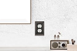OKAWYC Single Duplex Outlet Light Switch Cover