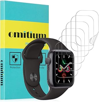 omitium Protector de Pantalla Apple Watch 44mm Series 5/4, [6 ...