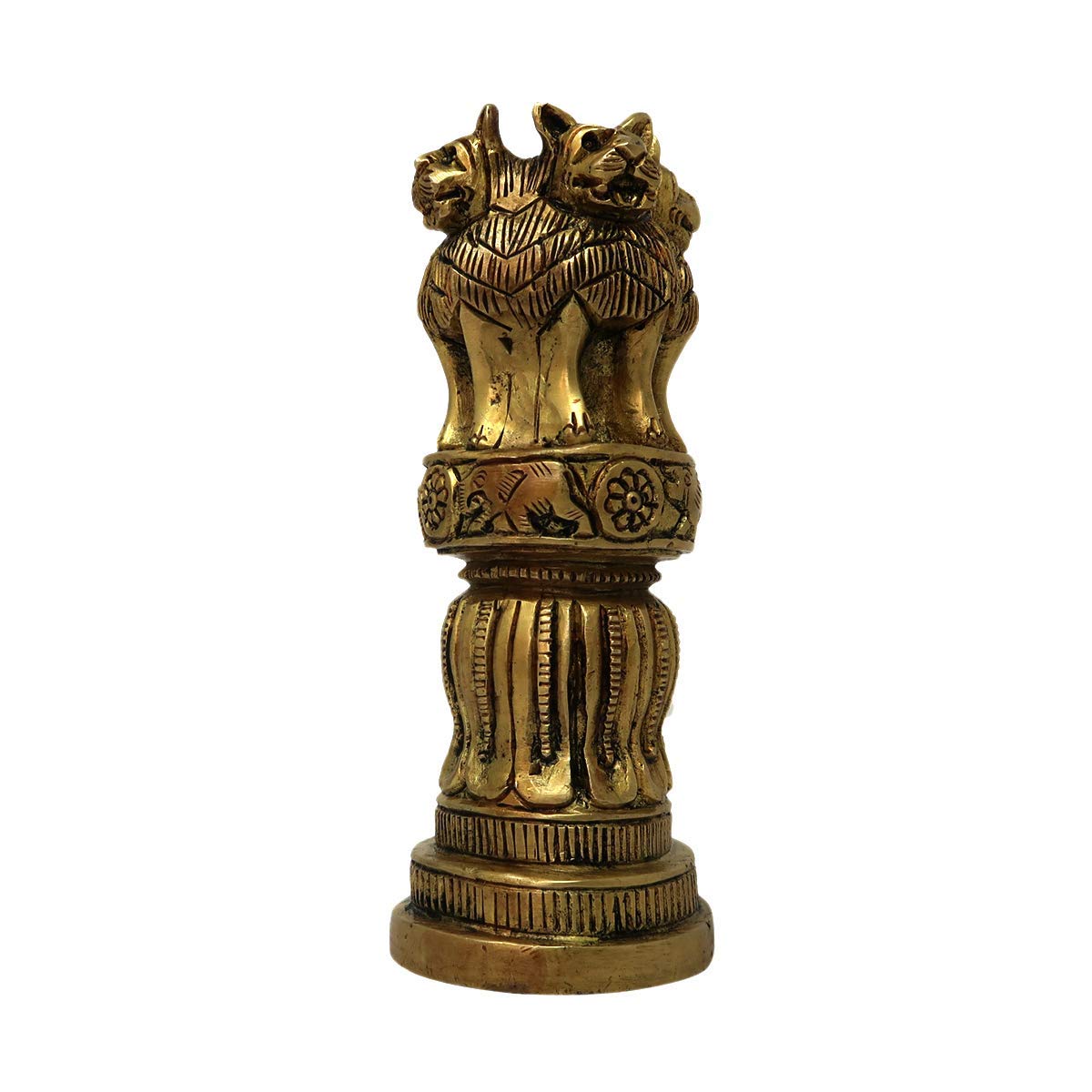 Brass Statue Ashoka Stambh National Emblem Symbol Of India Pillar |  Desertcart Seychelles, image size:1200x1200