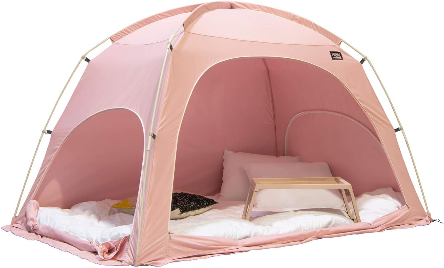 DDASUMI Fabric Indoor Bed Tent, Privacy Play Tent on Bed