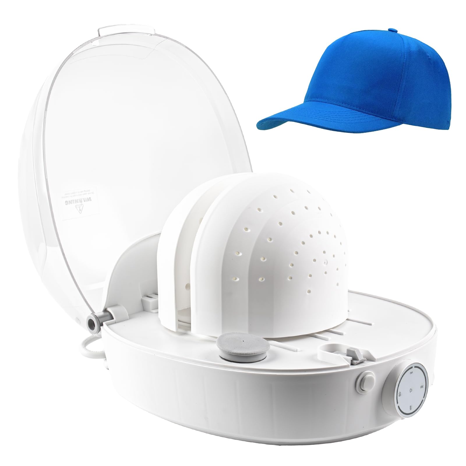 Photo 1 of Hat Cleaner, Automatic Hat Steamer Shaper, Cap Care Machine Cleaner, Steam Cleaning & Ironing and Fast Drying for Baseball Caps, Bucket Hats, Felt Hats
