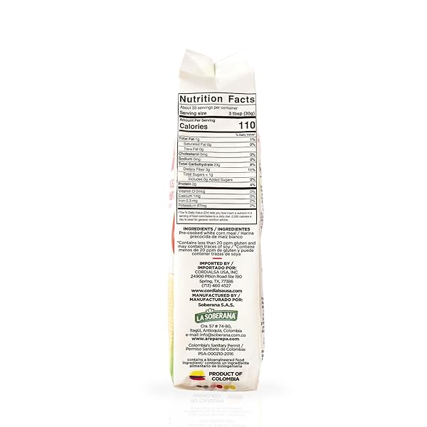 AREPA REPA PRE-COOKED WHITE CORN MEALL, GLUTEN FREE, KOSHER, IDEAL TO PREPARE AREPAS, 35.27 OZ (PACK OF 1)
