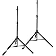 JBL Professional Aluminum Tripod Speaker Stand with Secure Locking Pin and 150 lbs Load Capacity (JBLTRIPOD-MA)