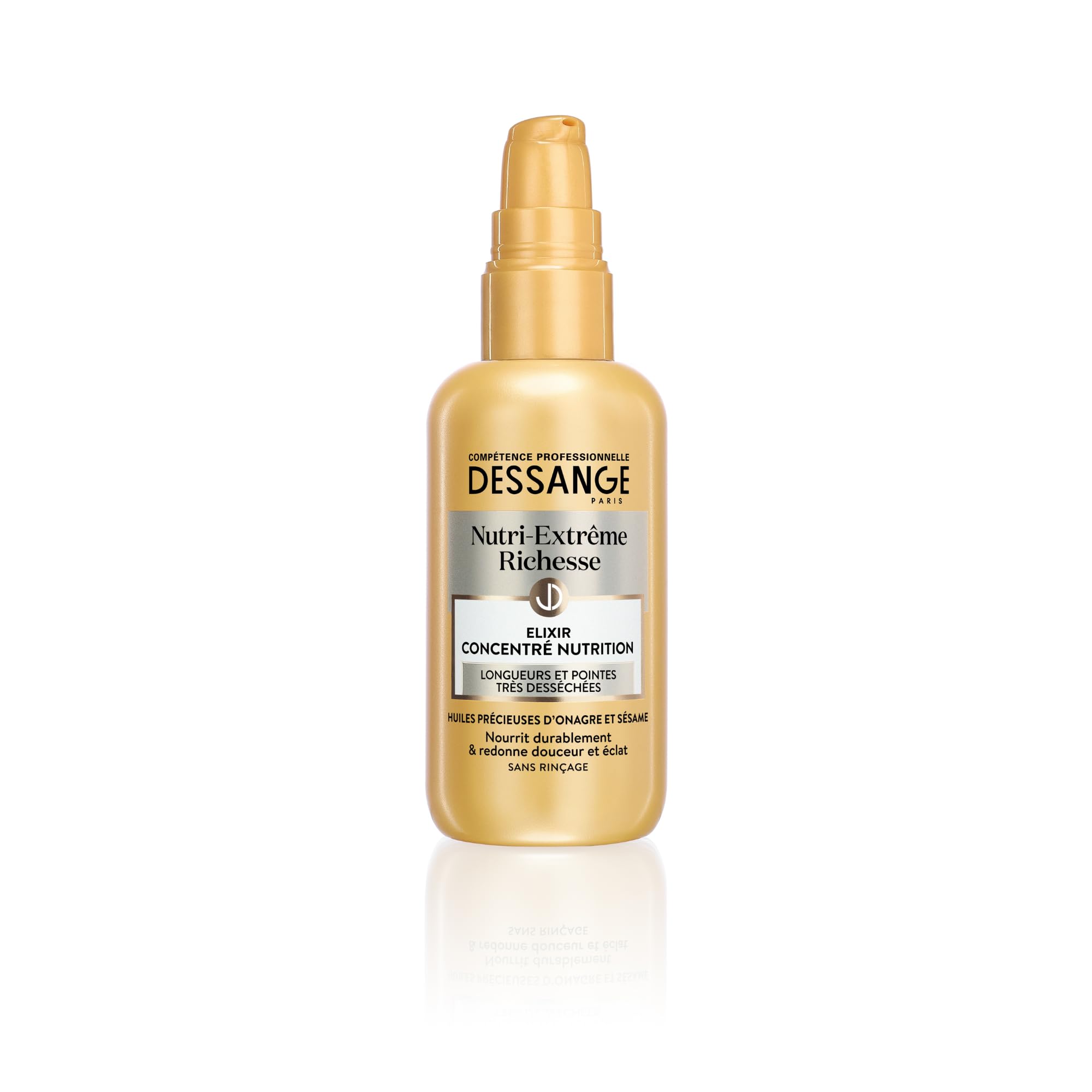 Dessange Nutri-Extreme Richness Elixir Concentrated Nutrition Care No Rinse for Very Dry Tips and Areas 100 ml