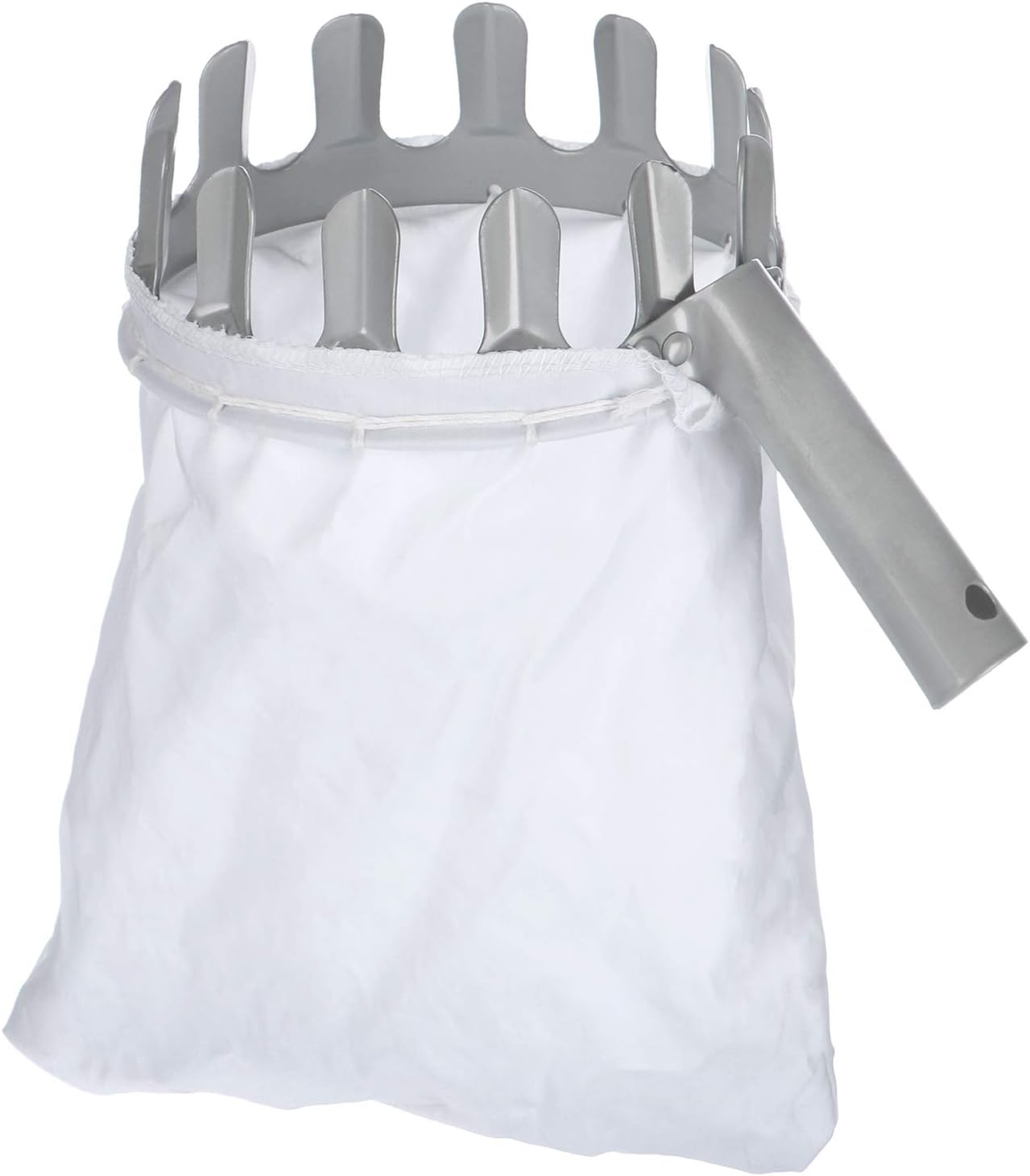 COM-FOUR® Obstpflücker zum Ernten von Äpfeln, Kirschen und Pflaumen - Apfelpflücker mit Stoffbeutel - Obsternter - Kirschenpflücker (01 Stück - Obstpflücker)