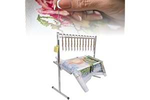 Embroidery Stand, Adjustable Cross Stitch Craft Stand, Stainless Steel Needlework Floor Frame, Standing Embroidery Lap Table,