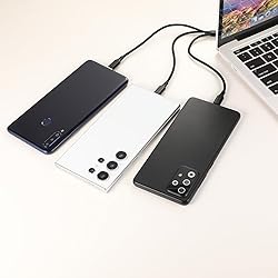 Multi Charging Cable, 4ft 2Pack USB C Splitter