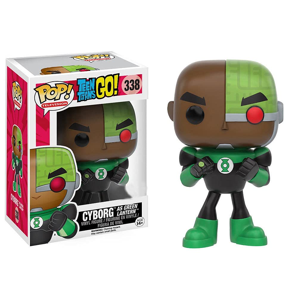Funko - DC Comics Figure - Teen Titans Go! - Cyborg As Green Lantern Pop 10 cm Exclu - 0889698102735