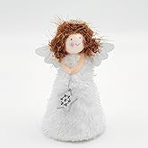 Mini Christmas Angel Doll Table Top Decor Girly Decor Christmas Angel Tree Topper Cute Xmas Tree Topper Ornaments
