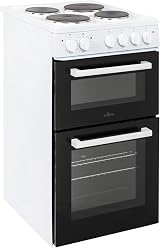 Willow WE50TSW 62L Freestanding Electric Cooker 50cm Twin Cavity White view 3