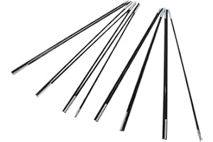 2 Sets 7 Sections Fiber Glass Tent Pole Kit Support Frames Tent Pole Support 2 Pieces 7 Sections Tent Pole Support 2 Pieces 7
