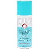 First Aid Beauty Micro Powder Exfoliant - Face Exfoliator with Vitamin C & Jojoba Beads - Ultra-Fine Face Scrub Revives Dull Skin, (2 oz)