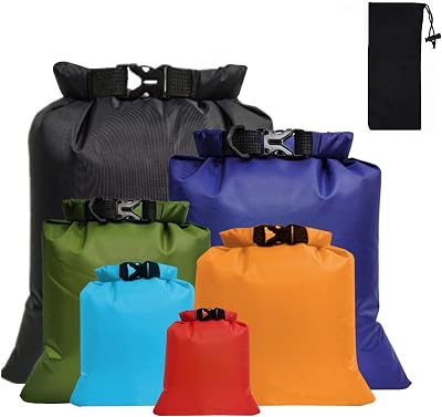 CNMTCCO Waterproof Dry Bag Set 6 Pcs 1.5L 2.5L 3L 3.5L 5L 8L