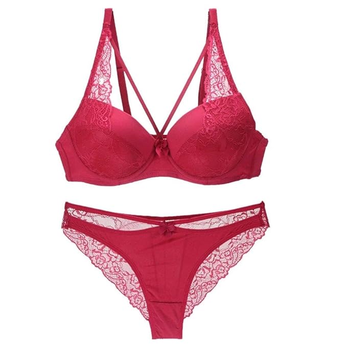 bralette pizzo rosso