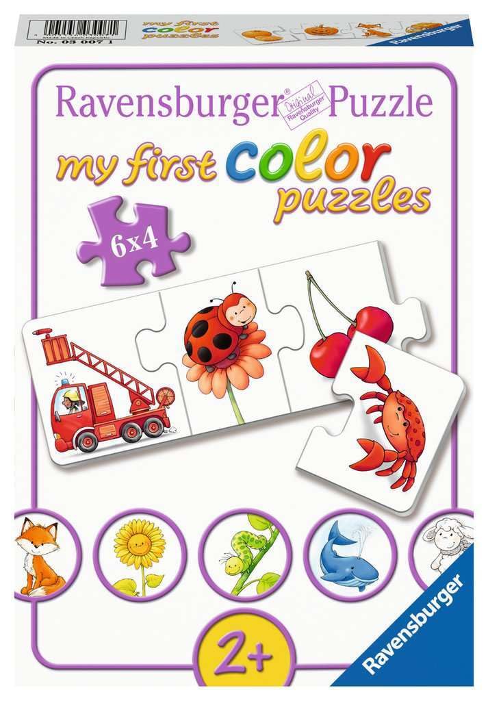 Ravensburger Children's Puzzle 03007 My First Colour Puzzle with 6 x 4 Pieces for Children from 2 Years