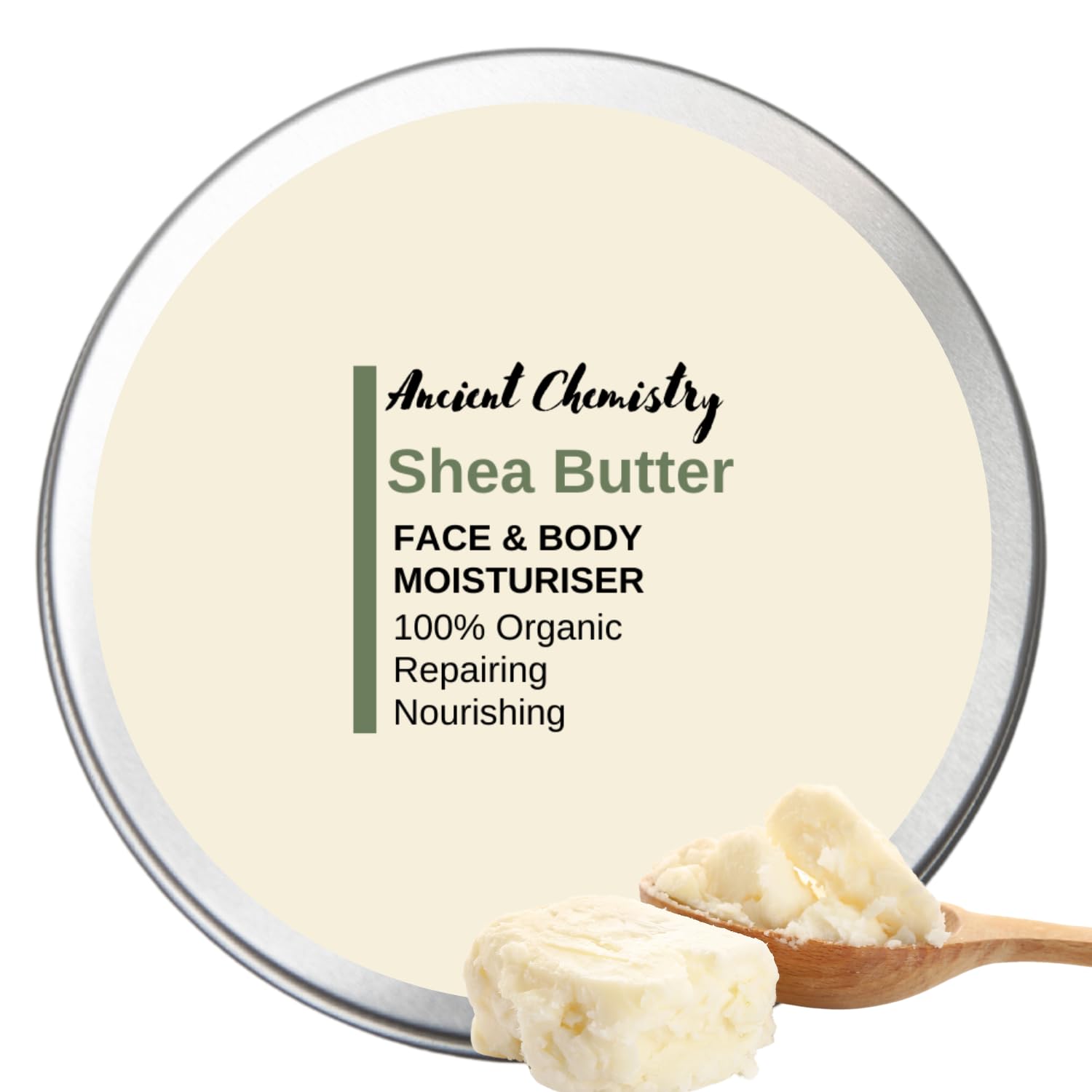 200ML Organic Shea Butter Moisturizer – 100% Pure and natural – Deep Moisturizing Body Butter for Dry Skin, Stretch Marks, Hair Care, and Anti-Aging