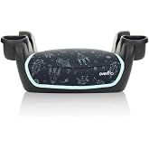 Evenflo GoTime No Back Booster Car Seat (Blue Astro) | For Kids 5 Years+, 40-120 lbs, 2 Cup Holders, Easy to Clean (Blue Astro)