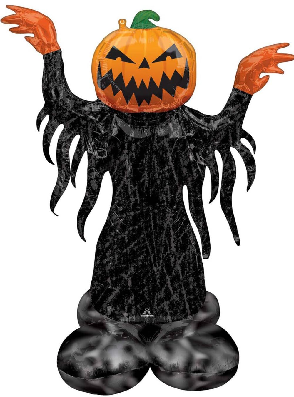 Amscan Anagram 4305111 - Halloween Pumpkin Head Ghost Airloonz Air-Filled Foil Balloon - 46"