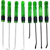 VIM Tools POR100 Pick and O-Ring Removal Set, Eight Piece Precision Assortment, Stainless and S2 Steel Build, Non-Slip Handles, Slim Profile for Confined Access