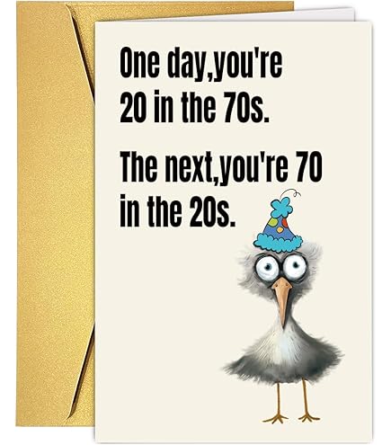 Amazon.com : TinyCracker One Day You're 20 In The 70S. The