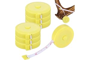 6 PCS Double Scale Antler Measuring Tapes for Deer and Buck Scoring, Compact and Convenient Hunting Gear for Hunting Marking 