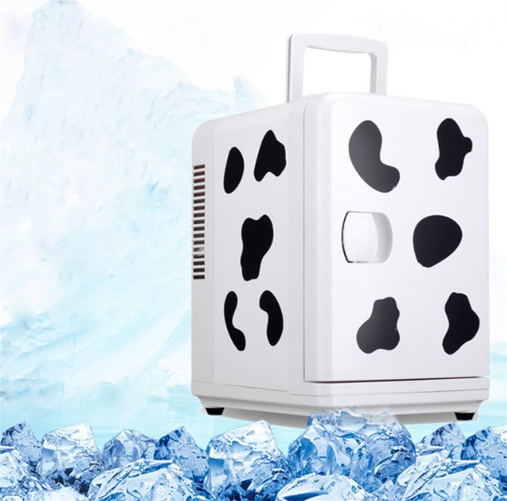 HL 6L Car Home Student Dormitory Small Refrigerator, Milk Color,Milk Color