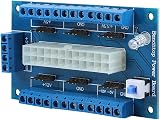 fasient 24/20-pin ATX Power Supply Board Module Adapter 24 Amp Screw Terminal view 6