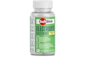 SaltStick Electrolyte FastChews - 60 Lemon Lime Chewable Electrolytes - Salt Tablets for Running and Hydration, Electrolyte C