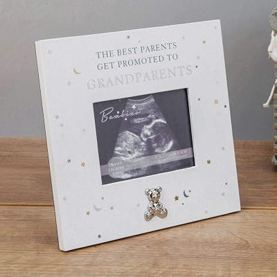 SATOHA Widdop 4' x 3' Bambino Grandparents Ultrasound Scan Photo Frame