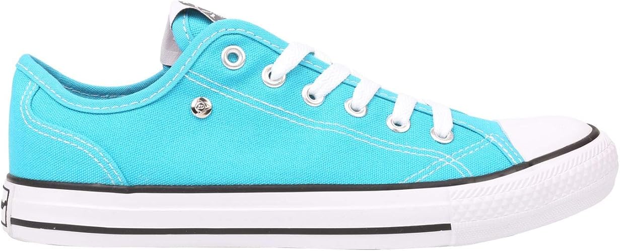 teal canvas shoes