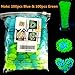 200PCS Glow in The Dark Garden Pebbles,Glow Stones Rocks for Walkways Outdoor Decor Aquarium Fish Tank Garden Decorative Stones for Path Lawn Yard Walkway - Blue/Green