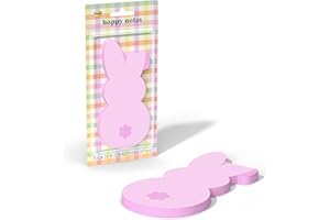 Post-it Cute Sticky Notes, Pink Bunny Design, 2.8 in x 5.8 in, Great for Easter Baskets or Mother’s Day, 1 Sticky Note Pad wi