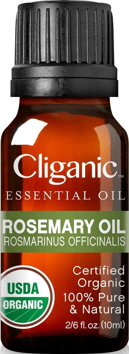 Cliganic USDA Organic Peppermint Essential Oil, 100% Pure Natural Undiluted, Therapeutic Grade for Aromatherapy | Premium Certified Organic, Non-GMO: Health & Personal Care