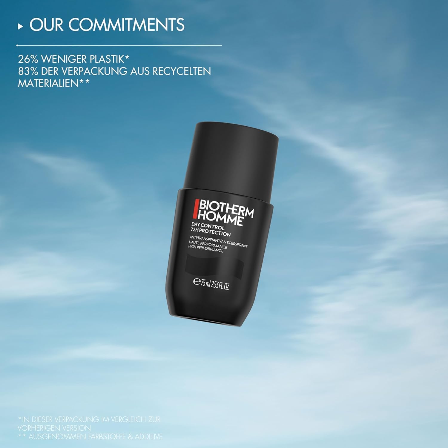 Biotherm Homme Day Control 72H Deo Roll-On, 72 Stunden Antitranspirant Herren Deo, pflegender Deo-Stick schützt wirksam vor Schweißgeruch, für alle Hauttypen und empfindliche Haut 8