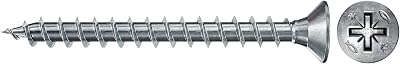 fischer Power-Fast II 3.0 x 16mm Chipboard Wood Screws CZF Blue 200