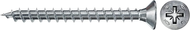 fischer Power-Fast II 3.0 x 16mm Chipboard Wood Screws CZF Blue 200