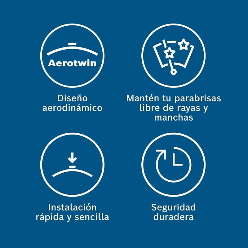 Limpa para-brisas dianteiro Bosch Aerotwin eA 102 S, 650 mm / 475 mm