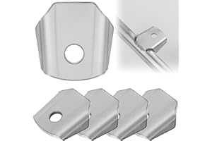 ALVKTORA Trick Tab, Weld Tabs 3/8" Hole, 1-3/4" Length & Width, Trick Tabs, Shock Tabs, Steel Universal Weld On Tab Axle for Shock Mounts, Trailers & Roll Cages(4 pcs)