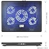 MVPower-Laptop-Cooling-Pad-with-5-Fans-Adjustable-Stands-Ultra-Portable-Light-Weight-with-2-USB-ports-blue-LED-Suitable-for-12-17-inches-Laptop MVPower Laptop Cooling Pad with 5 Fans Adjustable Stands Ultra-Portable Light Weight with 2 USB ports, blue LED…