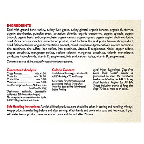 Stella & Chewy's FreezeDried Raw CageFree Duck Meal Mixer SuperBlends