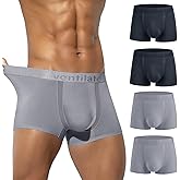 Arjen Kroos Mens Underwear Modal Boxer Briefs Moisture Wicking Breathable Trunks Underwear for Multipack