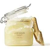 Josie Maran Sugar Body Scrub - Argan Oil Exfoliating Sugar Scrub with Coconut Oil & Shea Butter - Softens, Smooths & Hydrates Dry Skin - Vegan & Cruelty Free - Sweet Clementine (10 oz)