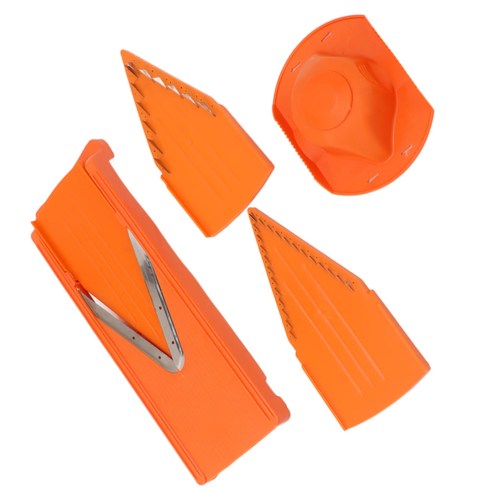 Adjustable Mandoline Slicer for Kitchen,Ultra Sharp V-Blade Vegetable Slicer with Container,Slicer Vegetable Cutter,Julienne Slicer, Potato Slicer for Apple,Onion,Tomato Lemon Slic