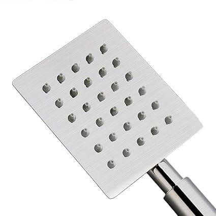 SHAFIRE Spray Hand Shower with Wall Hook Long Ultra Slim Rectangular Rain Spray Hand Shower Only