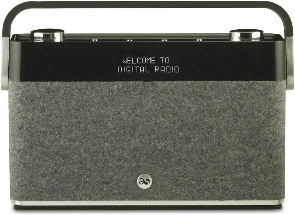 Acoustic Solutions Rechargeable DAB Radio - Black