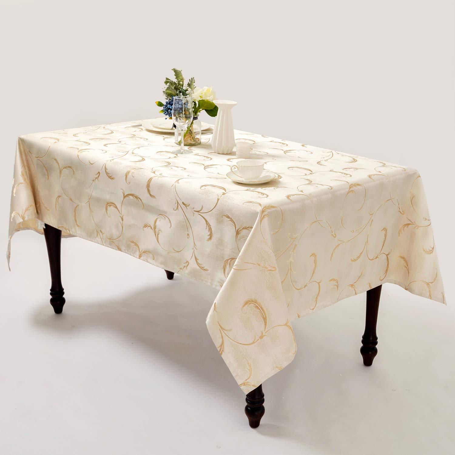 Best natural leaf table cloth